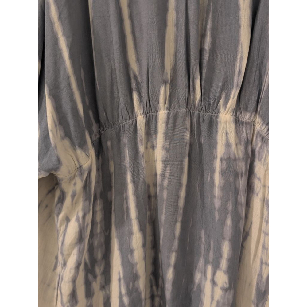 Women's STYLE ENVY Blue/grey & White Tie-Dye Shrug S - Picture 7 of 11